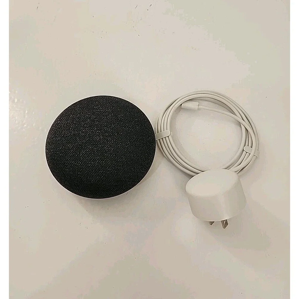 Google Home Mini Smart Assistant, Bluetooth Speaker, Model HOA, Orange